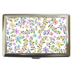 Twigs And Floral Pattern Cigarette Money Cases