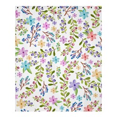 Twigs And Floral Pattern Shower Curtain 60  X 72  (medium) 