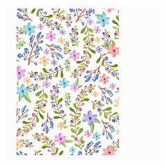 Twigs And Floral Pattern Large Garden Flag (two Sides) by Coelfen