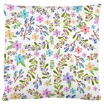 Twigs and floral pattern Large Cushion Case (Two Sides) Back