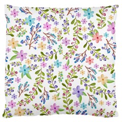 Twigs And Floral Pattern Standard Flano Cushion Case (one Side)