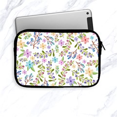 Twigs And Floral Pattern Apple Ipad Mini Zipper Cases by Coelfen