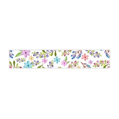 Twigs And Floral Pattern Flano Scarf (mini)