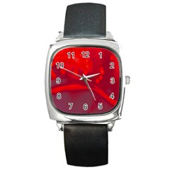 Lights Square Metal Watch by ValentinaDesign