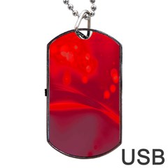 Lights Dog Tag Usb Flash (two Sides) by ValentinaDesign