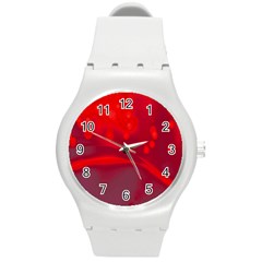 Lights Round Plastic Sport Watch (m) by ValentinaDesign