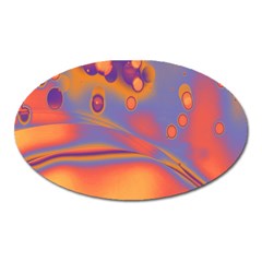 Lights Oval Magnet by ValentinaDesign