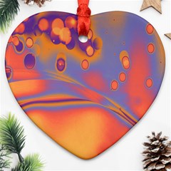 Lights Heart Ornament (two Sides) by ValentinaDesign