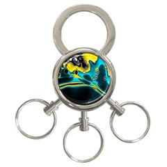 Lights 3-ring Key Chains by ValentinaDesign