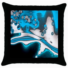 Lights Throw Pillow Case (Black)