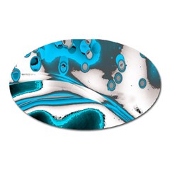 Lights Oval Magnet