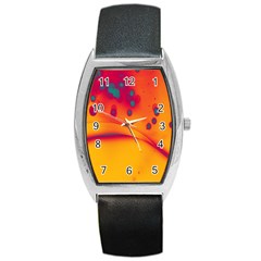 Lights Barrel Style Metal Watch