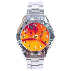 Lights Stainless Steel Analogue Watch