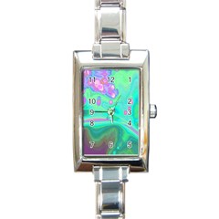 Lights Rectangle Italian Charm Watch by ValentinaDesign