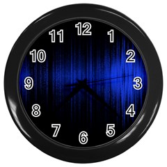 Lights Wall Clocks (black) by ValentinaDesign