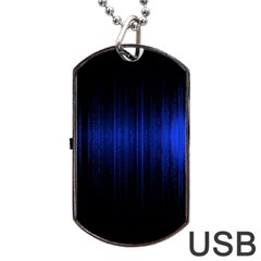 Lights Dog Tag Usb Flash (one Side) by ValentinaDesign