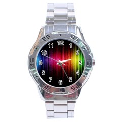 Lights Stainless Steel Analogue Watch by ValentinaDesign