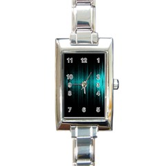 Lights Rectangle Italian Charm Watch by ValentinaDesign