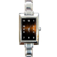 Light Rectangle Italian Charm Watch by ValentinaDesign