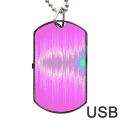 Light Dog Tag Usb Flash (two Sides) by ValentinaDesign