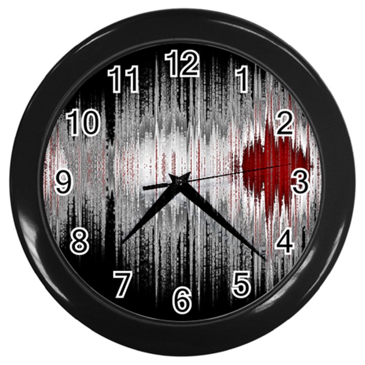 Light Wall Clocks (Black)