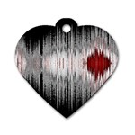 Light Dog Tag Heart (One Side) Front