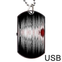 Light Dog Tag Usb Flash (one Side) by ValentinaDesign