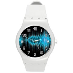 Light Round Plastic Sport Watch (m) by ValentinaDesign