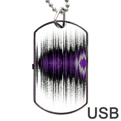 Light Dog Tag Usb Flash (one Side) by ValentinaDesign