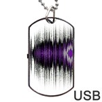 Light Dog Tag USB Flash (Two Sides) Front