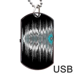 Light Dog Tag Usb Flash (two Sides) by ValentinaDesign