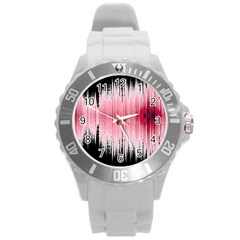 Light Round Plastic Sport Watch (l) by ValentinaDesign