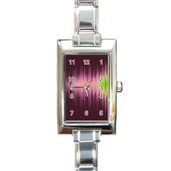 Light Rectangle Italian Charm Watch by ValentinaDesign