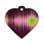 Light Dog Tag Heart (One Side) Front