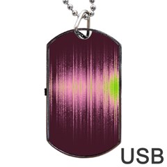 Light Dog Tag Usb Flash (one Side) by ValentinaDesign