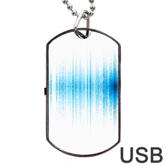 Light Dog Tag Usb Flash (two Sides) by ValentinaDesign