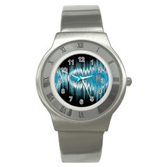 Light Stainless Steel Watch by ValentinaDesign