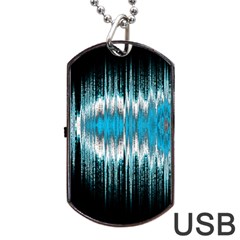 Light Dog Tag Usb Flash (two Sides)