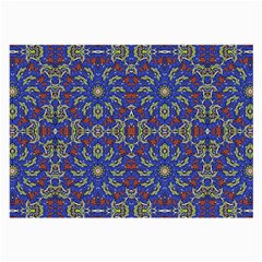 Colorful Ethnic Design Large Glasses Cloth by dflcprints