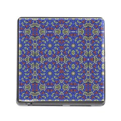 Colorful Ethnic Design Memory Card Reader (square) by dflcprints