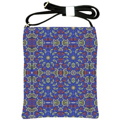 Colorful Ethnic Design Shoulder Sling Bags by dflcprints