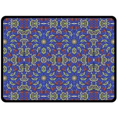 Colorful Ethnic Design Fleece Blanket (large)  by dflcprints