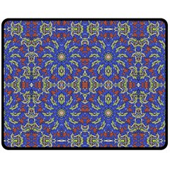 Colorful Ethnic Design Fleece Blanket (medium)  by dflcprints