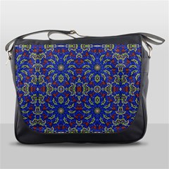 Colorful Ethnic Design Messenger Bags by dflcprints