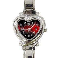 Light Heart Italian Charm Watch by ValentinaDesign