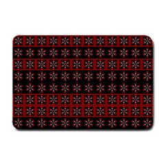 Dark Tiled Pattern Small Doormat  by linceazul