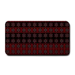 Dark Tiled Pattern Medium Bar Mats by linceazul