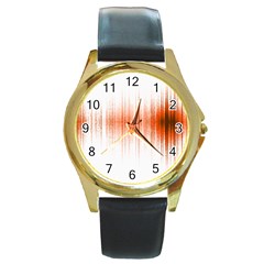 Light Round Gold Metal Watch by ValentinaDesign