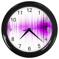 Light Wall Clocks (black)