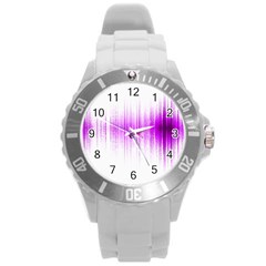 Light Round Plastic Sport Watch (l)